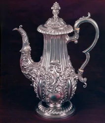 Kaffeekanne von John Watson, Sheffield, 1818